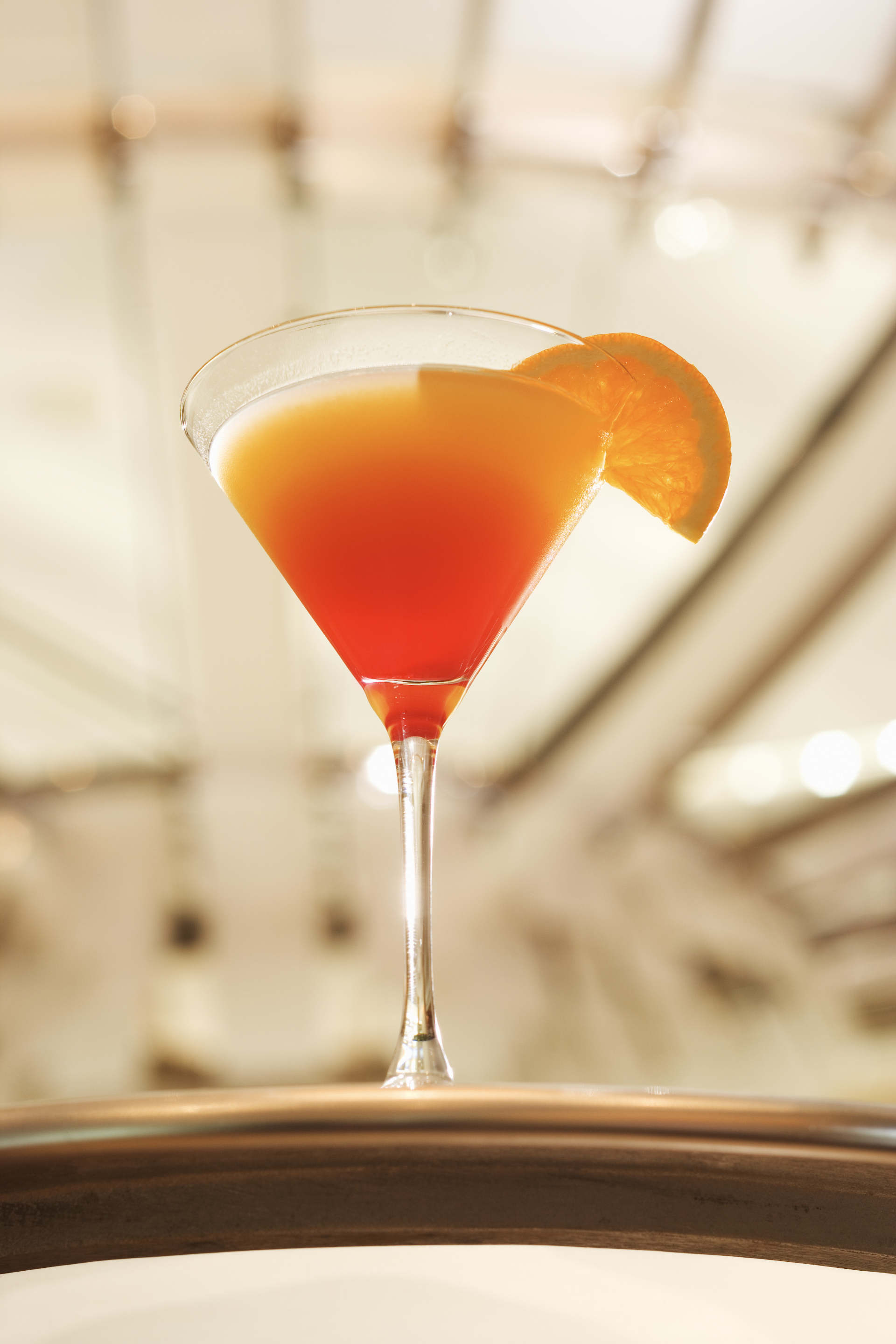 Close up of a glass of Vienna