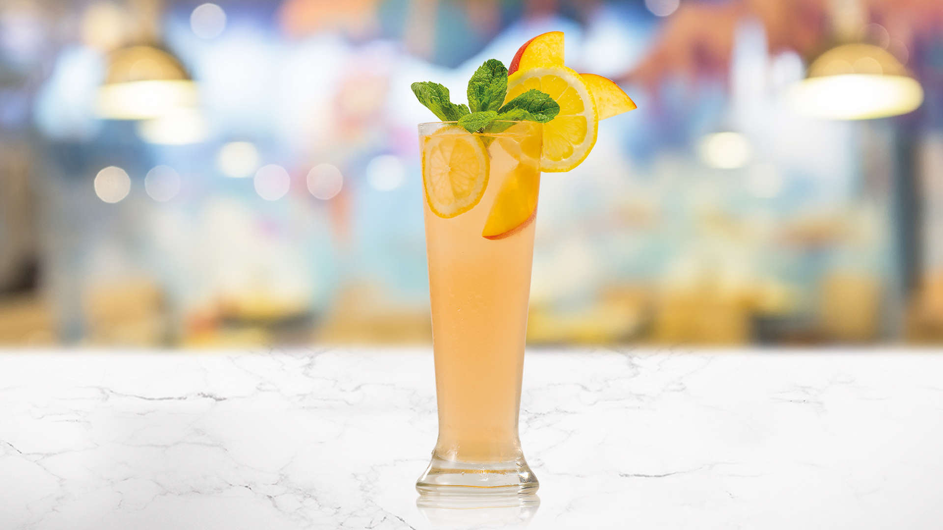 Tutti Frutti on a marble surface