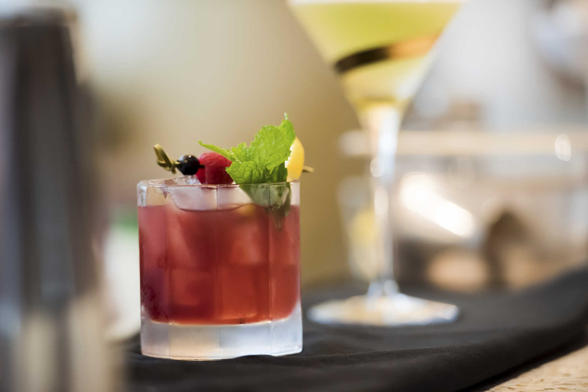 A glass of Raspberry & Lemon Soda